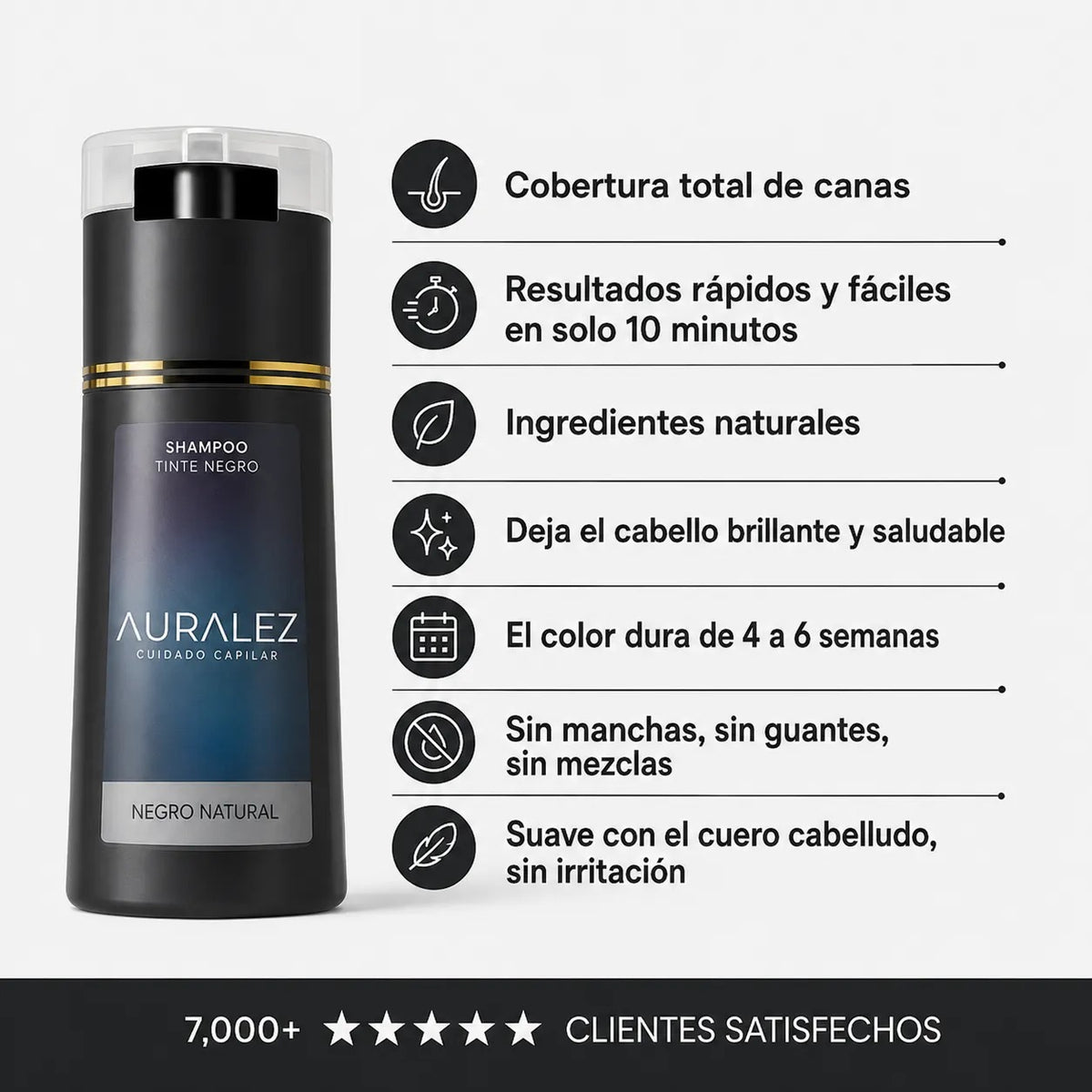 Shampoo tinte | Tiñe en 10 minutos