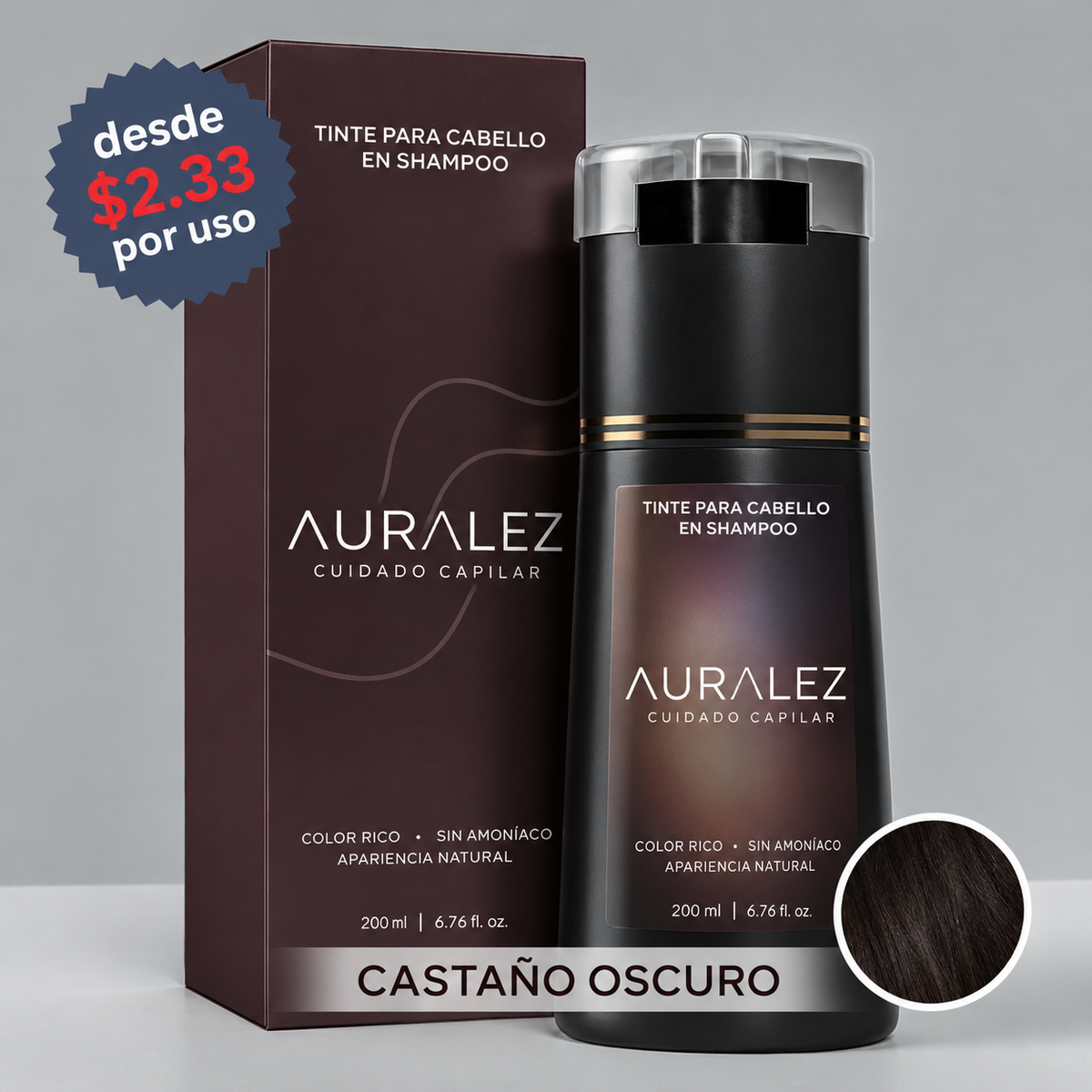 Shampoo tinte | Tiñe en 10 minutos