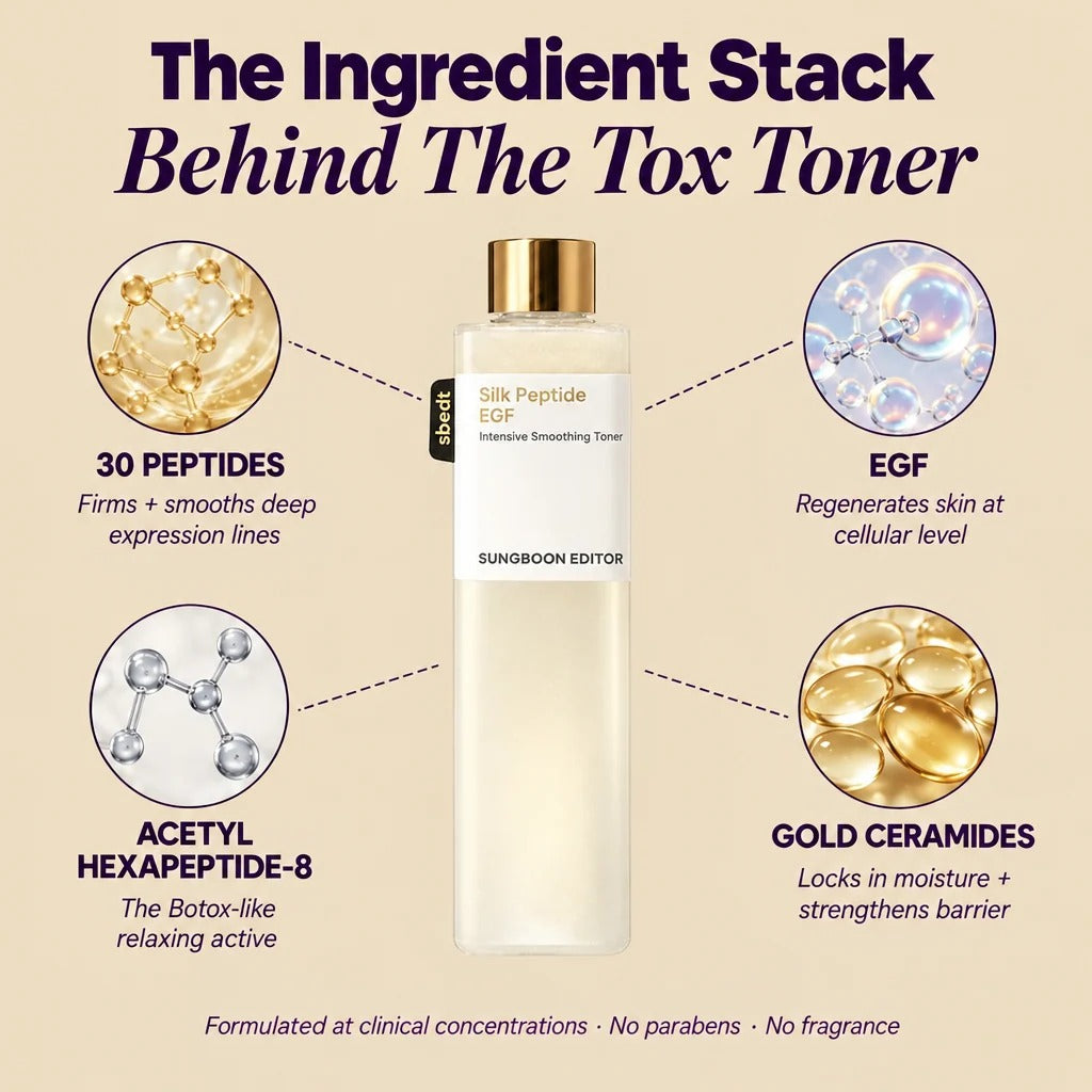 Silk Peptide EGF Tox Toner